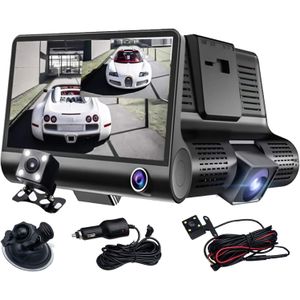3 Channel Dash Cam Front, Interior and Rear