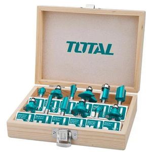 TOTAL 12pcs Routing Bits