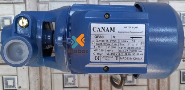 CANAM QB80, 1Hp Peripheral Water Pump; 750w Booster Pump