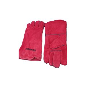 Heavy duty leather welding gloves