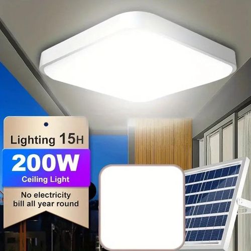 Solar Light 200W High-Power Solar LED Ceiling Light