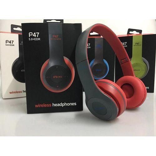 Wireless P47 Bluetooth 5.0 Mic TF Card An FM Radio