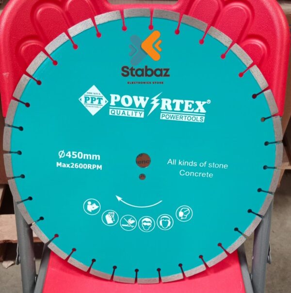 18" Diamond Blade; PowerTex 450mm Stone-Cutting Disc