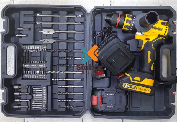 DeWALT Cordless Impact Drill; 88v Drill Set